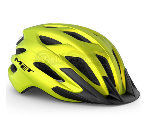 Вело шолом MET Crossover CE Lime Yellow Metallic | Matt XL (60-64)