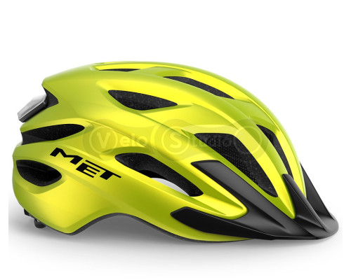 Вело шолом MET Crossover CE Lime Yellow Metallic | Matt XL (60-64)