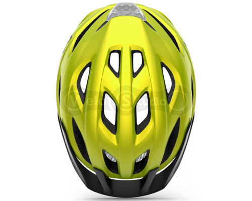 Вело шолом MET Crossover CE Lime Yellow Metallic | Matt XL (60-64)