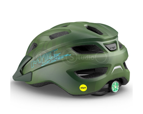 Шлем MET CRACKERJACK MIPS CE GREEN | MATT UN (52-57)