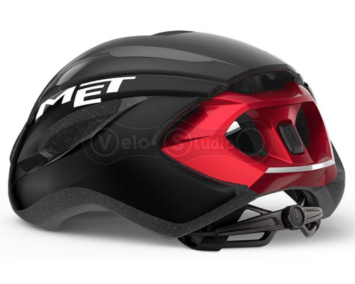 Шолом MET STRALE CE BLACK RED METALLIC |