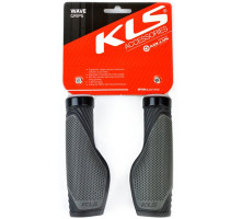 Грипси KLS Wave LockOn з одним замком широкі сірі
