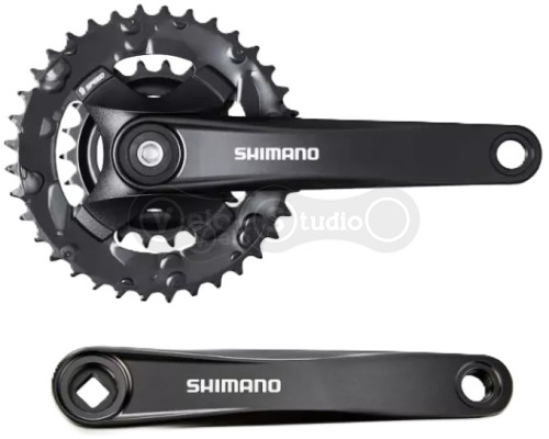 Шатуны Shimano FC-MT101-2, 170мм, 36X22, OEM