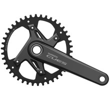 Шатуны Shimano FC-U6030-1, CUES, встроенная ось, 175мм, 42T, 9-11 скоростей