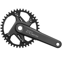 Шатуны Shimano FC-U6040-1, CUES, интегрированная ось, 175мм, 40T, 9-11 скоростей