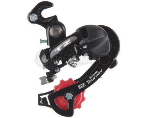 Перемикач задній Shimano RD-TZ500-B TOURNEY 6 швидкостей, гачок