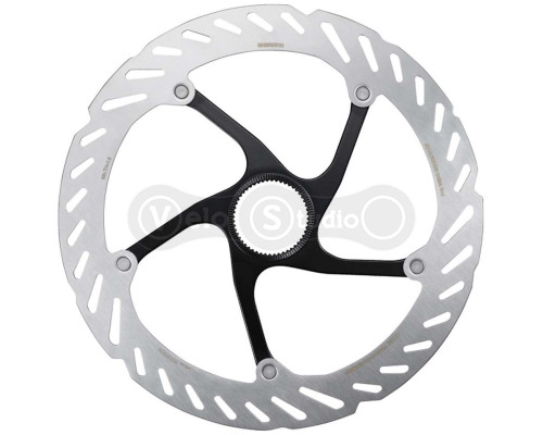 Ротор Shimano RT-CL700-L-E, 203мм, ICE TECH FREEZA CENTER LOCK, гайка с внешними зацепами