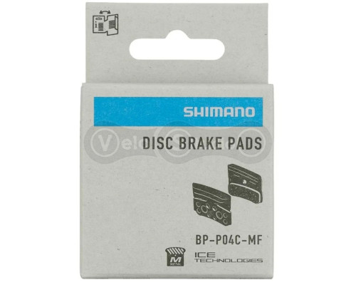 Тормозные колодки Shimano P04C-MF с радиатором, XTR, Deore XT, SLX, CUES, металл