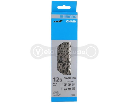 Цепь Shimano CN-M9100 XTR QUICK LINK 12 скоростей, 138 линков
