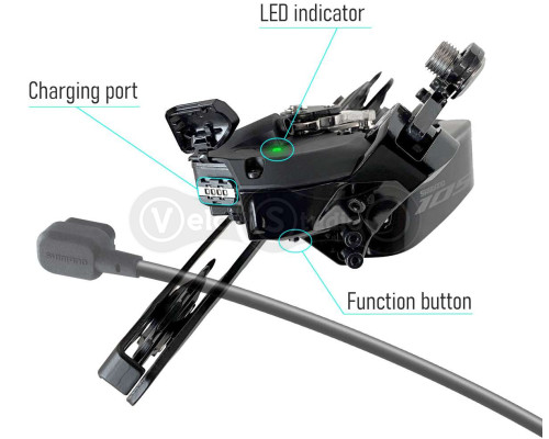 Переключатель задний Shimano RD-R7150 105 Di2, SHADOW 12 скоростей