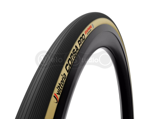 Покришка Vittoria Corsa Pro 28-622 TLR, бежева боковина
