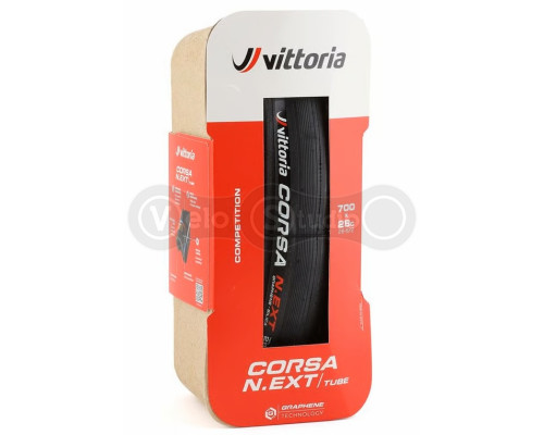 Покришка Vittoria Corsa N.EXT 28-622 TLR, чорна