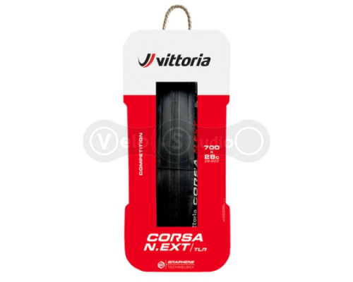 Покришка Vittoria Corsa N.EXT 28-622 TLR, чорна