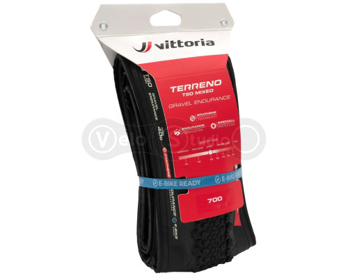 Покрышка Vittoria Terreno T50 Mixed Gravel Endurance 700x45c, черная