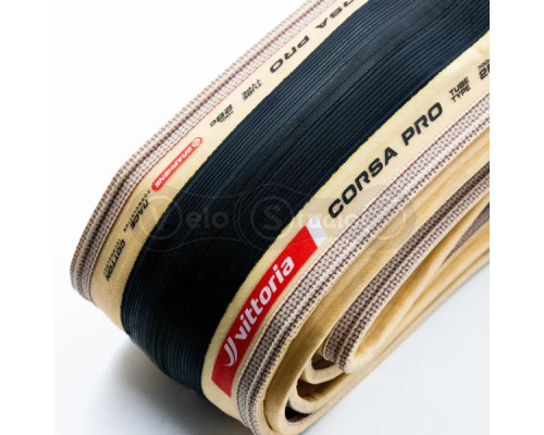 Покришка Vittoria Corsa Pro 28-622, бежева боковина