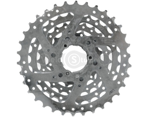 Касета SunRace CSM40 7AV U, 7 швидкостей, 11-34T, Zinc