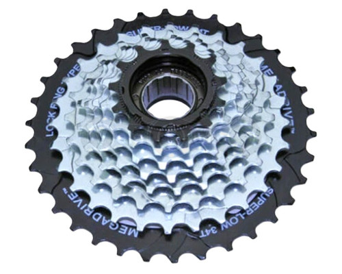 Трещотка SunRace MFM56 8CV E, 8 скоростей, 13-34T, Black