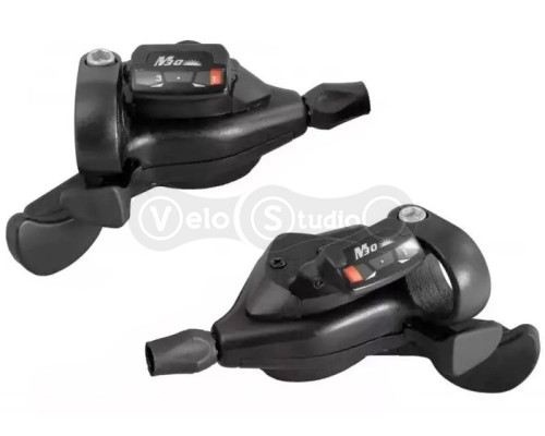 Манетки SunRace DLM33 R8/L3, ліва/права, на 3/8 швидкостей з дисплеєм передач
