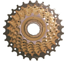 Трещотка SunRace MFM2A 6DS, 6 скоростей, 14-28T, Brown/Black