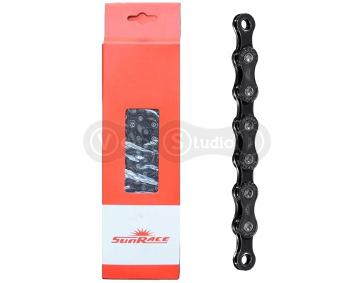 Цепь SunRace CNM84 B Black 8 скоростей, 116 звеньев, с замком