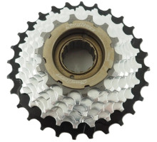 Трещотка SunRace MFM2A 6DS 2, 6 скоростей, 14-28T, Zinc/Black