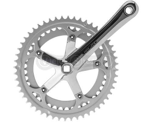 Шатуны SunRace FCR31 под квадрат, 170 мм, 53-39T, на 8/7/6 скоростей