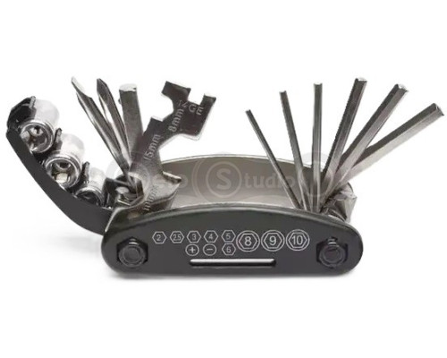 Мультитул Kenli KL-9802, сталь, 15 інструментів