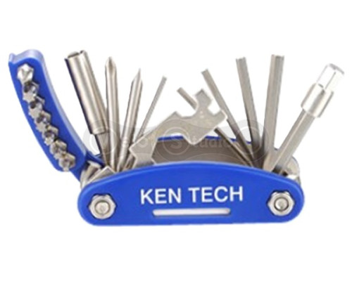 Мультитул Kenli KL-9802C, сталь, 20 інструментів