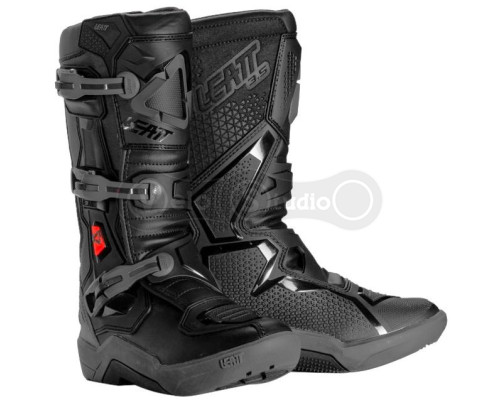 Детские мотоботы LEATT 3.5 Junior Boot [Black/Grey], US5