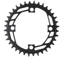 Зірка шатунів ONRIDE Solo 10 Narrow-Wide, 42Т, BCD 104 мм, сталь, чорна