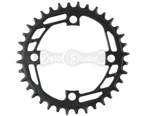 Зірка шатунів ONRIDE Solo 10 Narrow-Wide, 42Т, BCD 104 мм, сталь, чорна