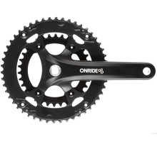 Шатуны ONRIDE Duet 910, под квадрат, 170 мм, 34-50Т, BCD 110/80 мм, на 9/8 скоростей