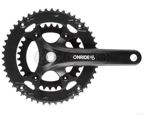 Шатуны ONRIDE Duet 910, под квадрат, 170 мм, 34-50Т, BCD 110/80 мм, на 9/8 скоростей