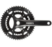 Шатуны ONRIDE Duet 910, под квадрат, 175 мм, 34-50Т, BCD 110/80 мм, на 9/8 скоростей