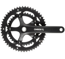 Шатуны ONRIDE Duet 1010, под квадрат, 170 мм, 39-53Т, BCD 130 мм, на 10/9 скоростей