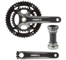 Шатуни ONRIDE Duet Pro 1110, Hollowtech, 170 мм, 32-48Т, BCD 110/80, 11/10 ск., з кареткою