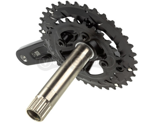 Шатуны ONRIDE Duet Pro 1210, Hollowtech, 170 мм, 26-36Т, BCD 104/64, 12/11 ск., с кареткой