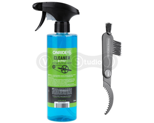 Дегрізер ONRIDE CLEANER 500 мл з розпилювачем та щіткою для чищення трансмісії