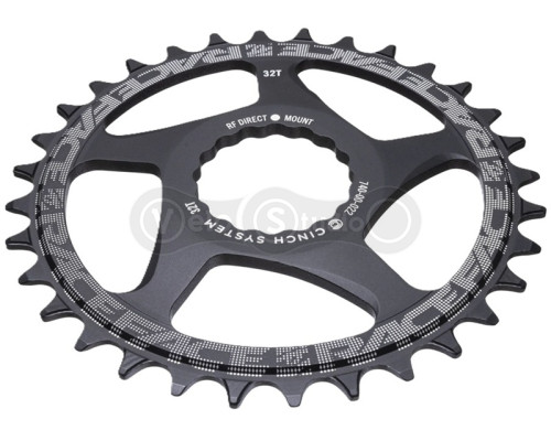 Звезда RACE FACE CHAINRING, CINCH, DM, 36T, MATTE BLK, 10-12S