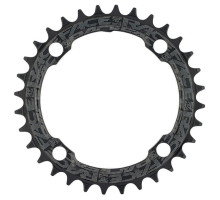 Зірка RACE FACE CHAINRING,NARROW WIDE,104X34,MATTE BLK,10-12S