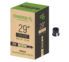 Камера ONRIDE 29x1.75-2.15 універсальна (FV 48 з перехідником під AV48)