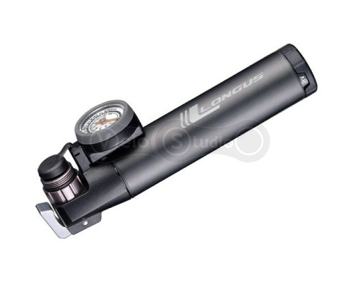 Насос Longus BIGVOL ALU 100 з манометром 30/100 PSI