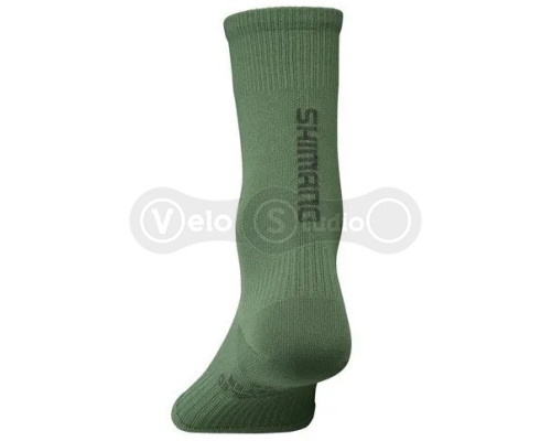 Носки Shimano Evolve, зеленые, L-XL (45-48)