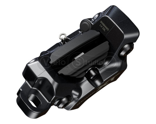 Калипер гидравлического тормоза Shimano BR-M8220 Deore XT, монтаж РМ160мм, колодка P03A-RF полимер