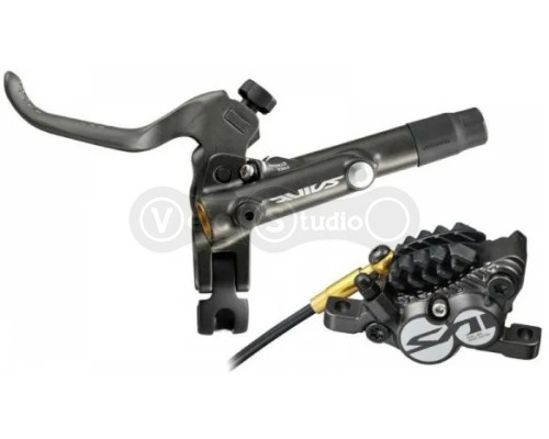 Гальмо гідравлічне дискове Shimano M820 SAINT переднє, 4-поршня, J-kit гідролінія 1000мм