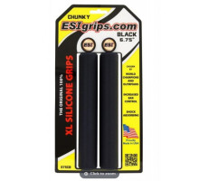 Грипси ESI XL 6.75 дюймів; Chunky Black (чорні)