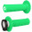 Мото грипсы ODI HALF-WAFFLE MX V2 Lock-On Flo-Green Мото грипсы ODI HALF-WAFFLE MX V2 Lock-On Flo-Green