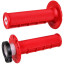 Мото грипсы ODI HALF-WAFFLE MX V2 Lock-On Red Мото грипсы ODI HALF-WAFFLE MX V2 Lock-On Red
