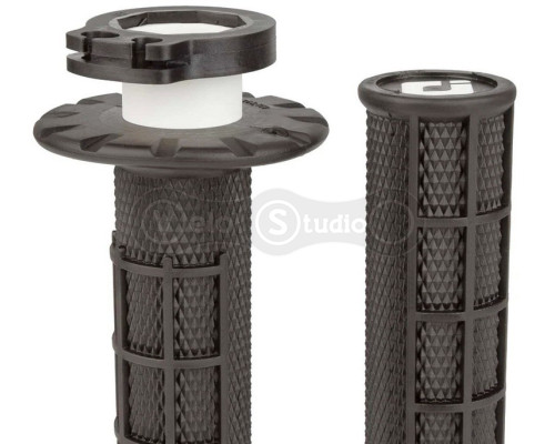 Мото грипси ODI HALF-WAFFLE MX V2 Lock-On Black