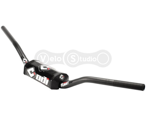 Мото руль ODI MX Handlebars, Podium FLIGHT, 805 мм, подъём 65 мм, Hon/Kaw black